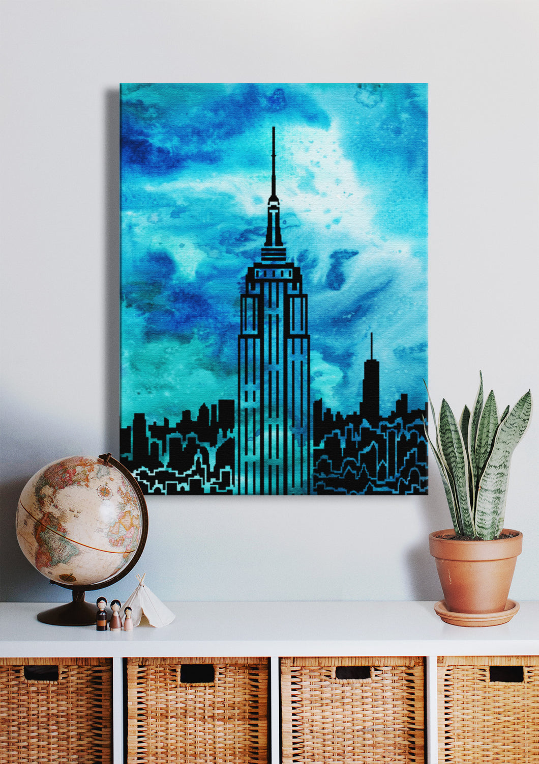 Art Print New York Night